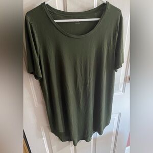 Olive Green Women's Top